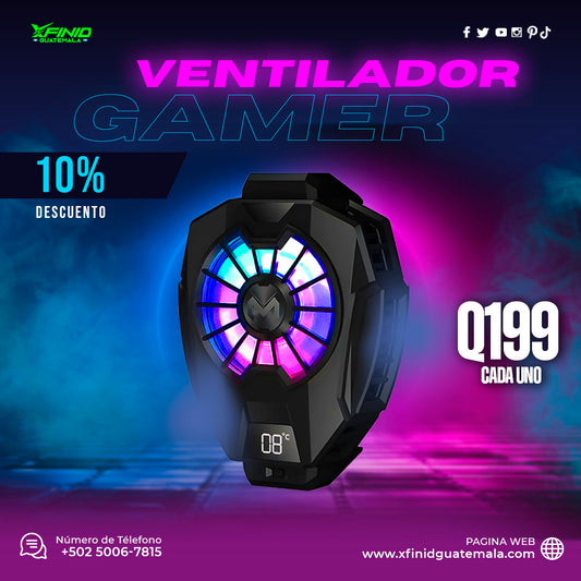 Ventilador Gamer para Celular LX05